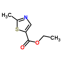 2-甲基噻唑-5-羧酸乙酯结构式