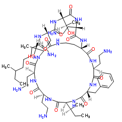 Polymyxin B1 Isoleucine结构式