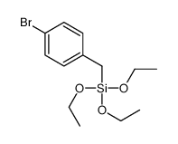(4-bromophenyl)methyl-triethoxysilane Structure