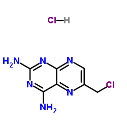 6-(chloromethyl)pteridine-2,4-diamine hydrochloride结构式