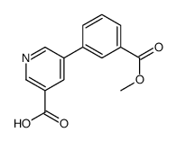 5-(3-methoxycarbonylphenyl)pyridine-3-carboxylic acid Structure