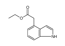 1H-Indole-4-acetic acid, ethyl ester Structure