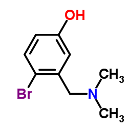 4-Bromo-3-[(dimethylamino)methyl]phenol Structure
