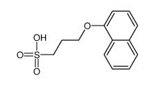 3-naphthalen-1-yloxypropane-1-sulfonic acid结构式