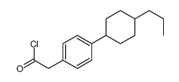 2-[4-(4-propylcyclohexyl)phenyl]acetyl chloride结构式