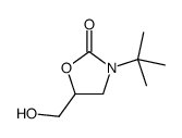 3-(1,1-Dimethylethyl)-5-(hydroxymethyl)oxazolidin-2-one结构式