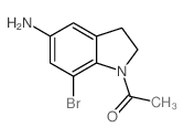 1-ACETYL-7-BROMOINDOLIN-5-AMINE Structure