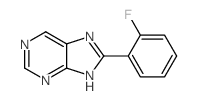 8-(2-氟苯基)-9H-嘌呤结构式