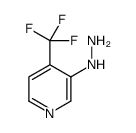 3-肼基-4-(三氟甲基)-吡啶结构式