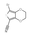 7-溴-2,3-二氢噻吩并[3,4-b][1,4]二噁英-5-甲腈结构式
