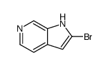2-溴-1H-吡咯并[2,3-c]吡啶结构式