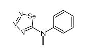 N-methyl-N-phenylselenatriazol-5-amine Structure