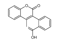 2-(4-methyl-2-oxochromen-3-yl)benzoic acid Structure