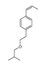 1-[2-(2-methylpropoxy)ethyl]-4-prop-1-enylbenzene结构式