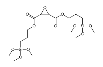 bis(3-trimethoxysilylpropyl) oxirane-2,3-dicarboxylate Structure