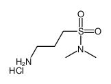 3-(Dimethylsulfamoyl)-1-propanaminium chloride结构式