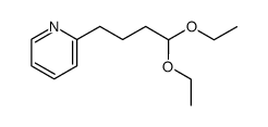 2-(4,4-diethoxy-butyl)-pyridine Structure