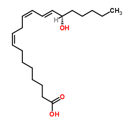 15S-hydroxyeicosatrienoic acid结构式