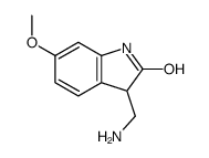 3-(aminomethyl)-6-methoxy-1,3-dihydroindol-2-one Structure