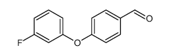 4-(3-FLUORO-PHENOXY)-BENZALDEHYDE Structure