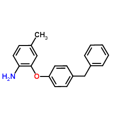 2-(4-Benzylphenoxy)-4-methylaniline Structure