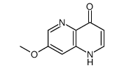 7-甲氧基-4-氧代-1,4-二氢-1,5-萘啶结构式