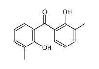 2,2'-dihydroxy-3,3'-dimethyl-benzophenone Structure