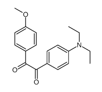 1-[4-(diethylamino)phenyl]-2-(4-methoxyphenyl)ethane-1,2-dione结构式
