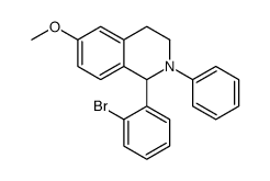 1-(2-bromophenyl)-6-methoxy-2-phenyl-3,4-dihydro-1H-isoquinoline Structure