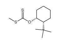 (+/-)-dithiocarbonic acid O-(cis-2-tert-butyl-cyclohexyl ester)-S-methyl ester Structure