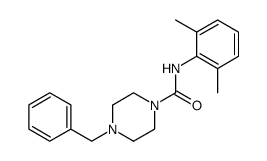 4-benzyl-piperazine-1-carboxylic acid 2,6-dimethyl-anilide Structure