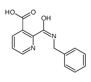 2-(benzylcarbamoyl)pyridine-3-carboxylic acid结构式