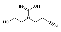 1-(2-cyanoethyl)-1-(2-hydroxyethyl)urea Structure