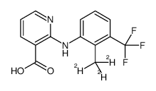 氟尼辛-D3结构式