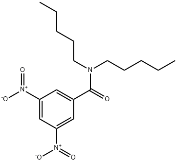 3,5-Dinitro-N,N-di-n-pentylbenzamide Structure