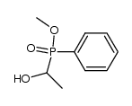 methyl (1-hydroxyethyl)(phenyl)phosphinate结构式