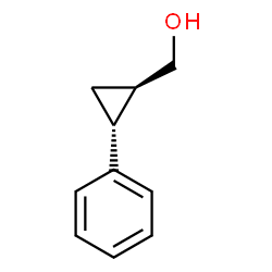 (反式-2-苯基环丙基)甲醇结构式