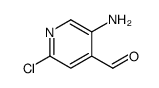 5-amino-2-chloropyridine-4-carbaldehyde Structure