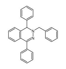 2-benzyl-1,4-diphenyl-1,2-dihydrophthalazine Structure