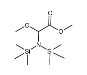 methyl 2-(1,1,1,3,3,3-hexamethyldisilazan-2-yl)-2-methoxyacetate Structure