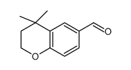 4,4-二甲基苯并二氢吡喃-6-甲醛结构式