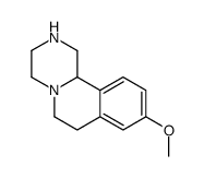 9-甲氧基-2,3,4,6,7,11b-六氢-1H-吡嗪并[2,1-a]异喹啉结构式