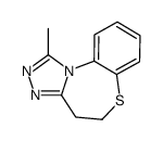 1-methyl-4,5-dihydro-[1,2,4]triazolo[3,4-d][1,5]benzothiazepine结构式