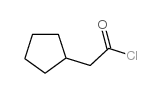 cyclopentylacetyl chloride Structure