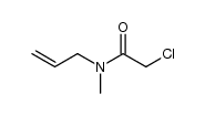 N-allyl-α-chloro-N-methylacetamide Structure