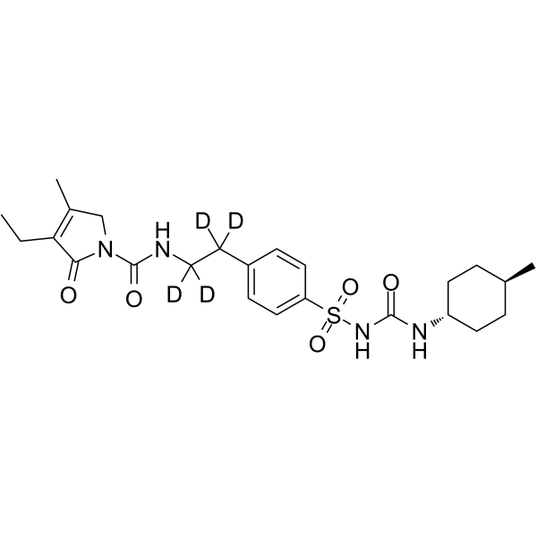 Glimepiride-d4-1 Structure