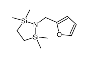 1-(furan-2-ylmethyl)-2,2,5,5-tetramethyl-1,2,5-azadisilolidine Structure