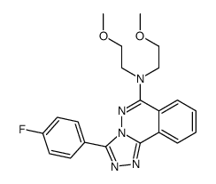 3-(4-fluorophenyl)-N,N-bis(2-methoxyethyl)-[1,2,4]triazolo[3,4-a]phthalazin-6-amine Structure