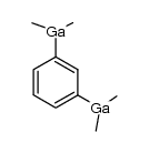 1,3-bis(dimethylgallyl)benzene结构式