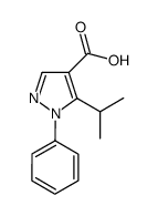 5-异丙基-1-苯基-1H-吡唑-4-甲酸结构式
